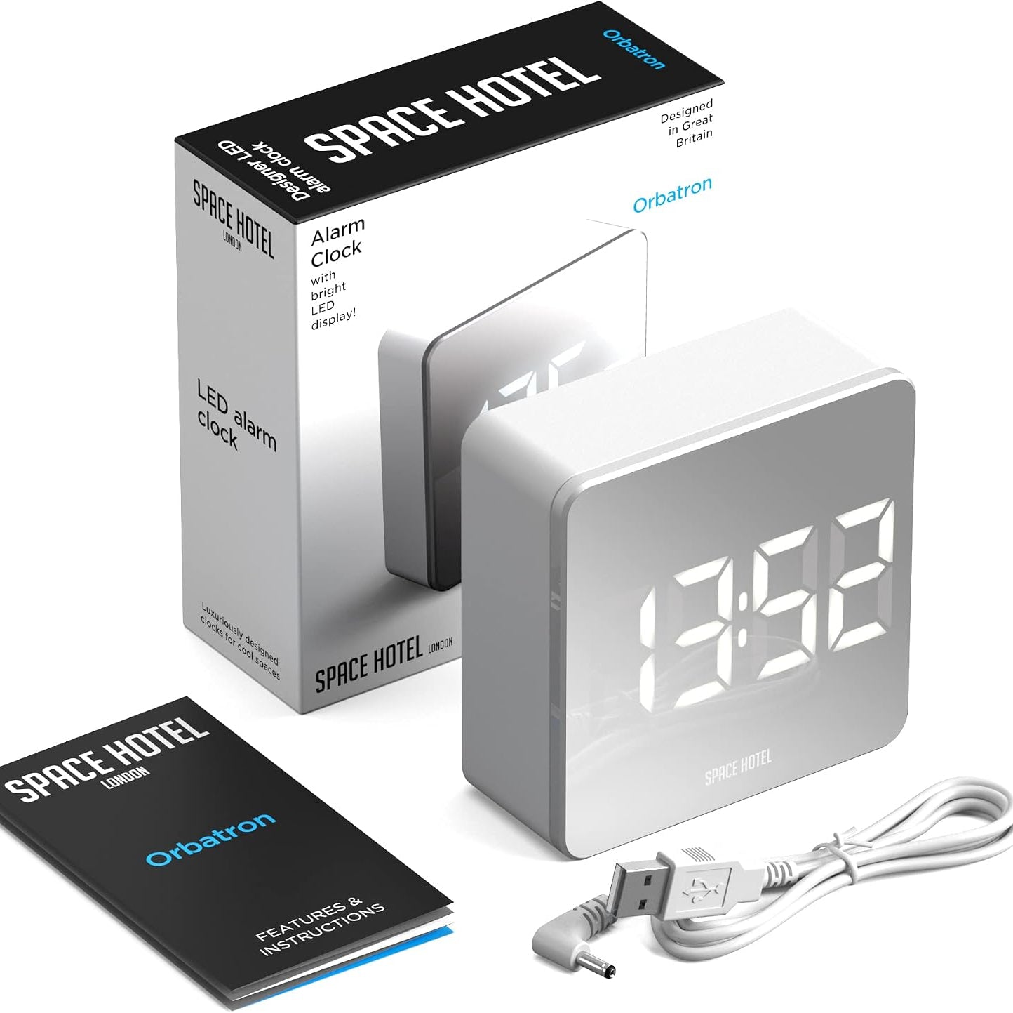 SPACE HOTEL SH-ORB Orbatron Digital Alarm Clock